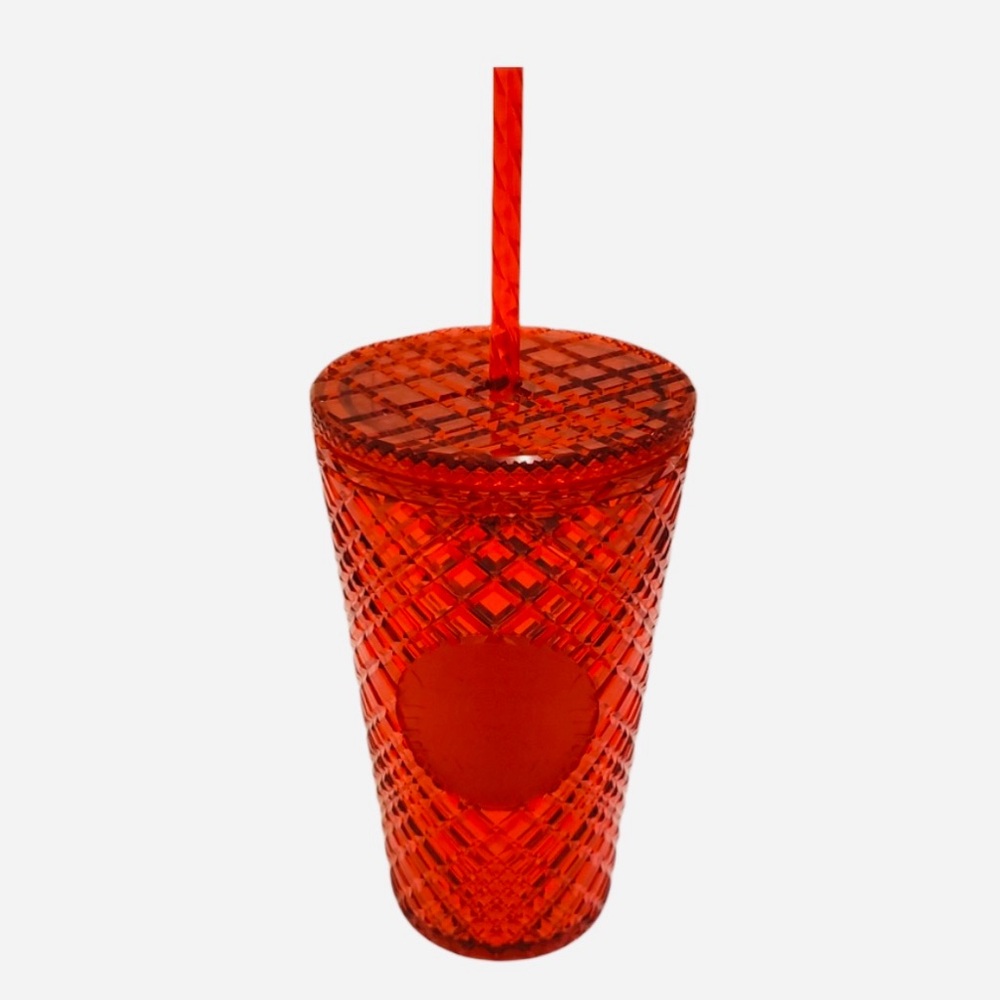 Starbucks Red Jeweled Grande Tumbler Cup 16 oz NEW 2021 Holiday